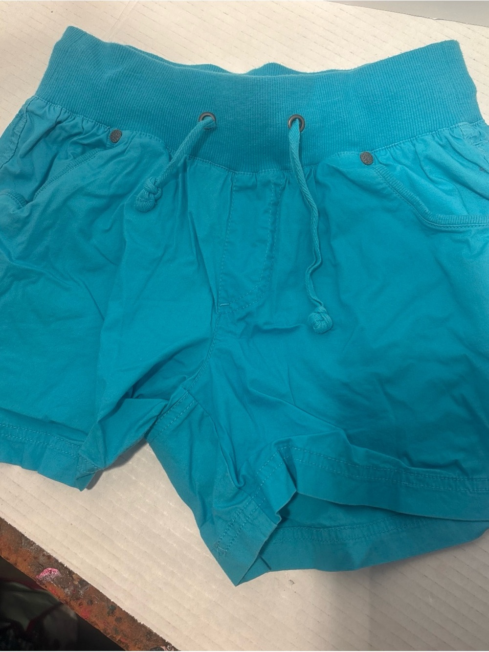 Y2K Vintage Roz & Ali Boho Blue Women’s Size 2 Shorts